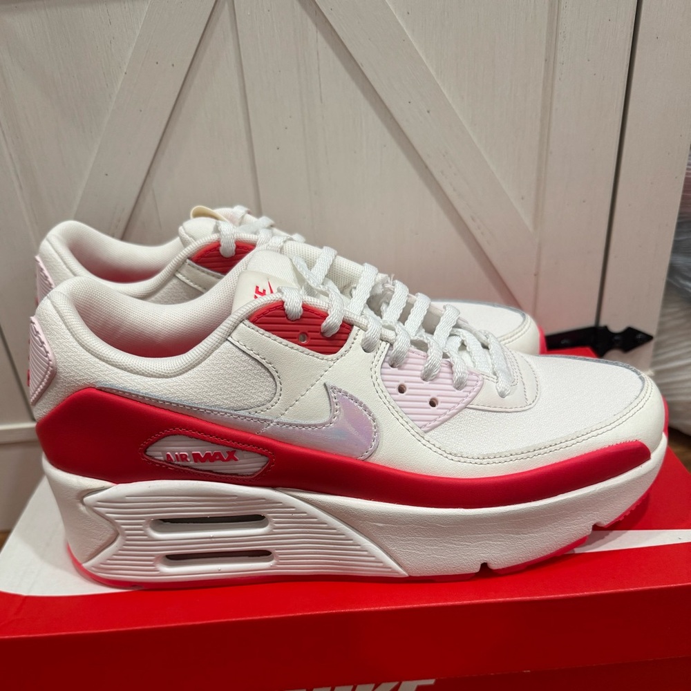 Nike Air Max 90 LV8 ‘Sail/Multi’ Womens 9.5 - Picture 3 of 9